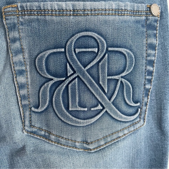 Rock & Republic women’s Berlin jeans skinny mid rise some distressing size 8 M - Picture 7 of 12